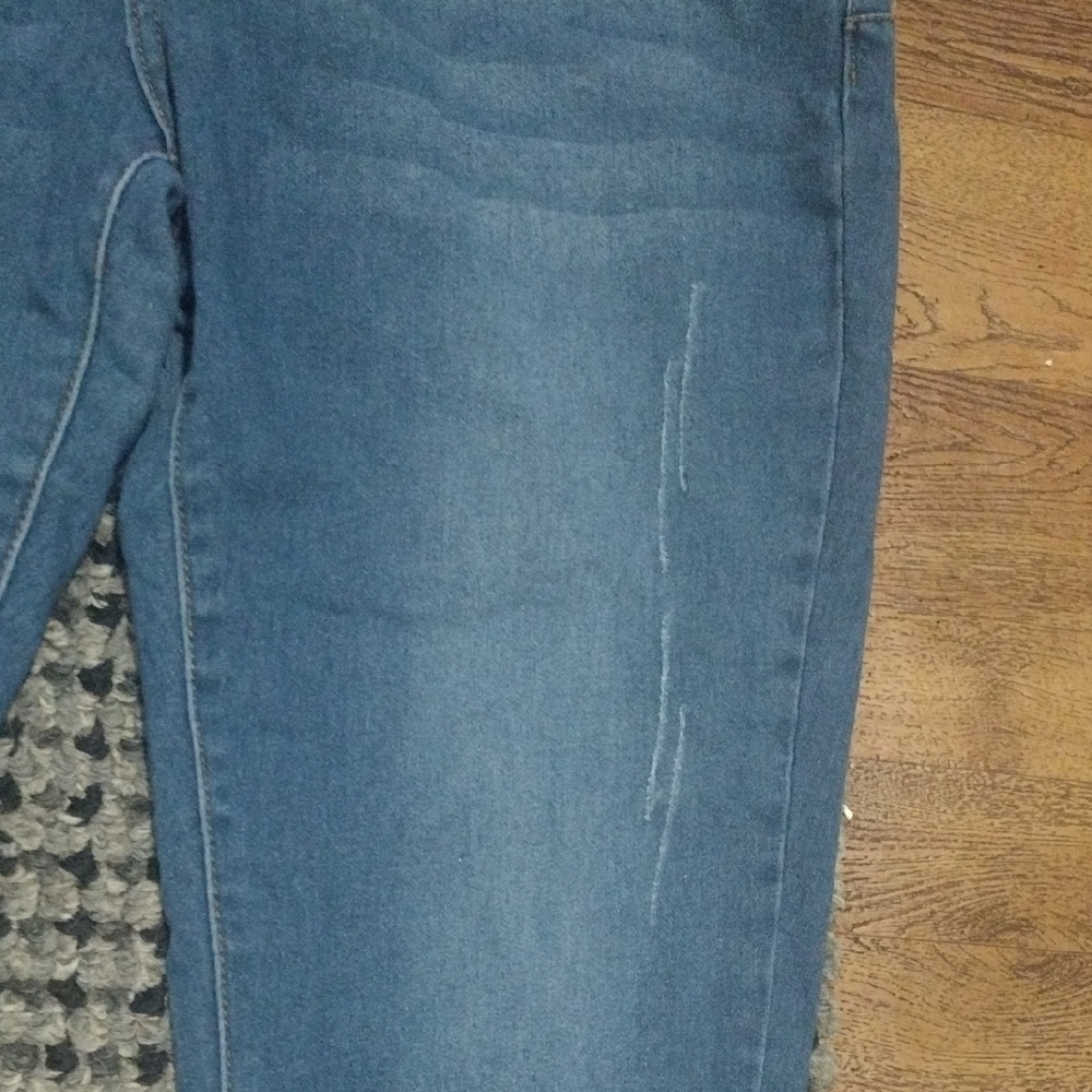 Stylish Blue Ankle-Length Women's Jeans - Picture 5 of 14